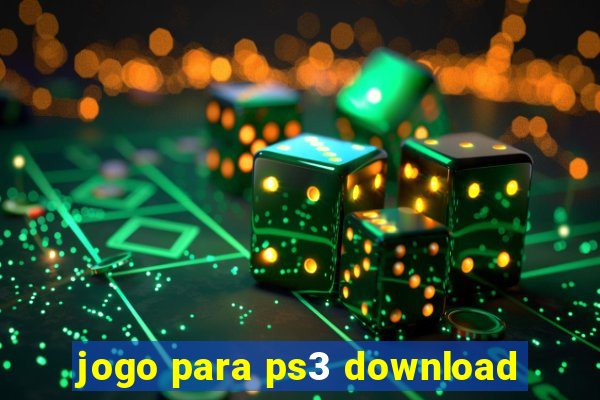 jogo para ps3 download